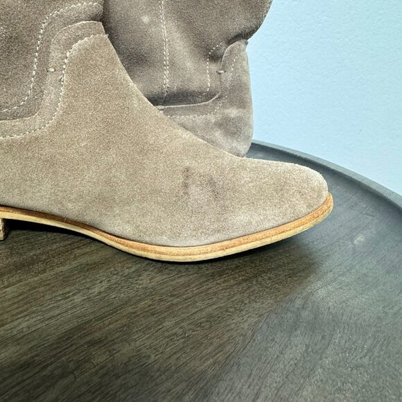 Splendid Women's Western Boots Pull On Mid Calf Suede Comfort Tan Size 9 - Picture 13 of 16